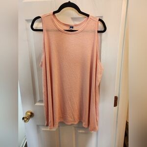 Loose Rib-Knit Tank Top